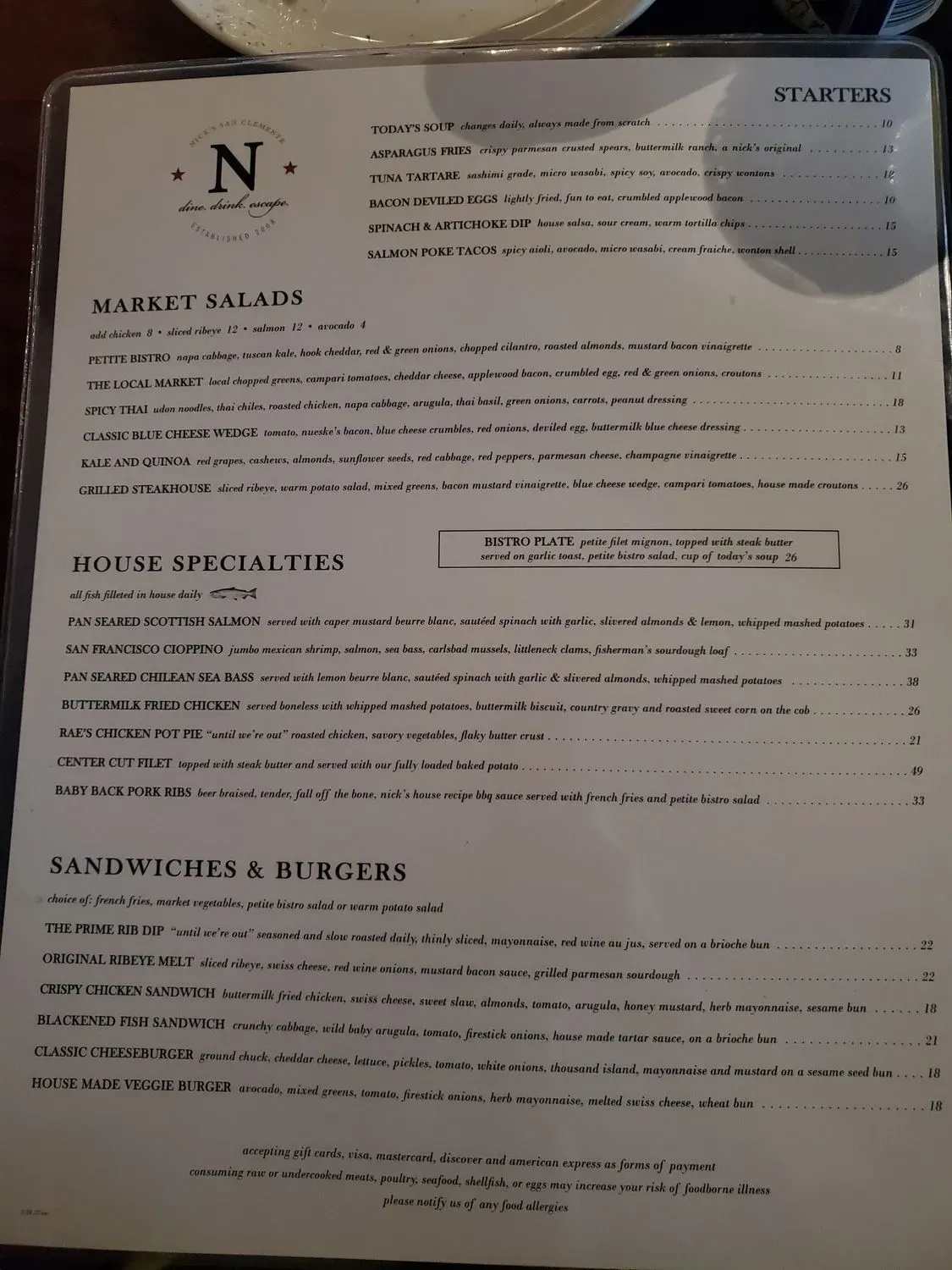 Menu 4