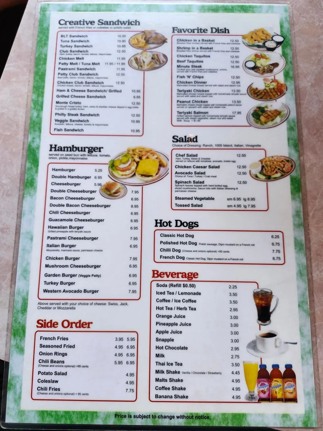 Menu 2