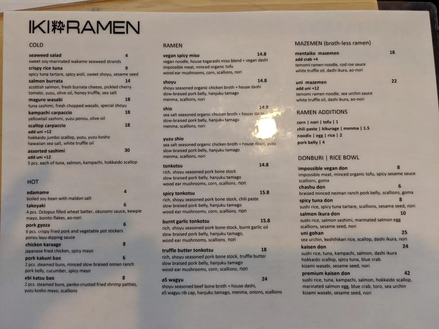 Menu 6