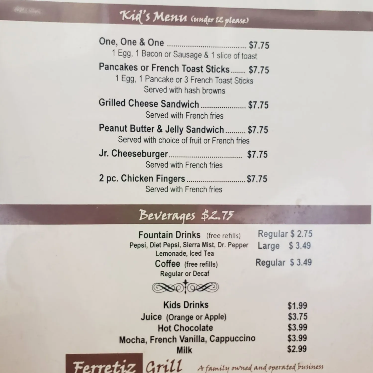 Menu 2