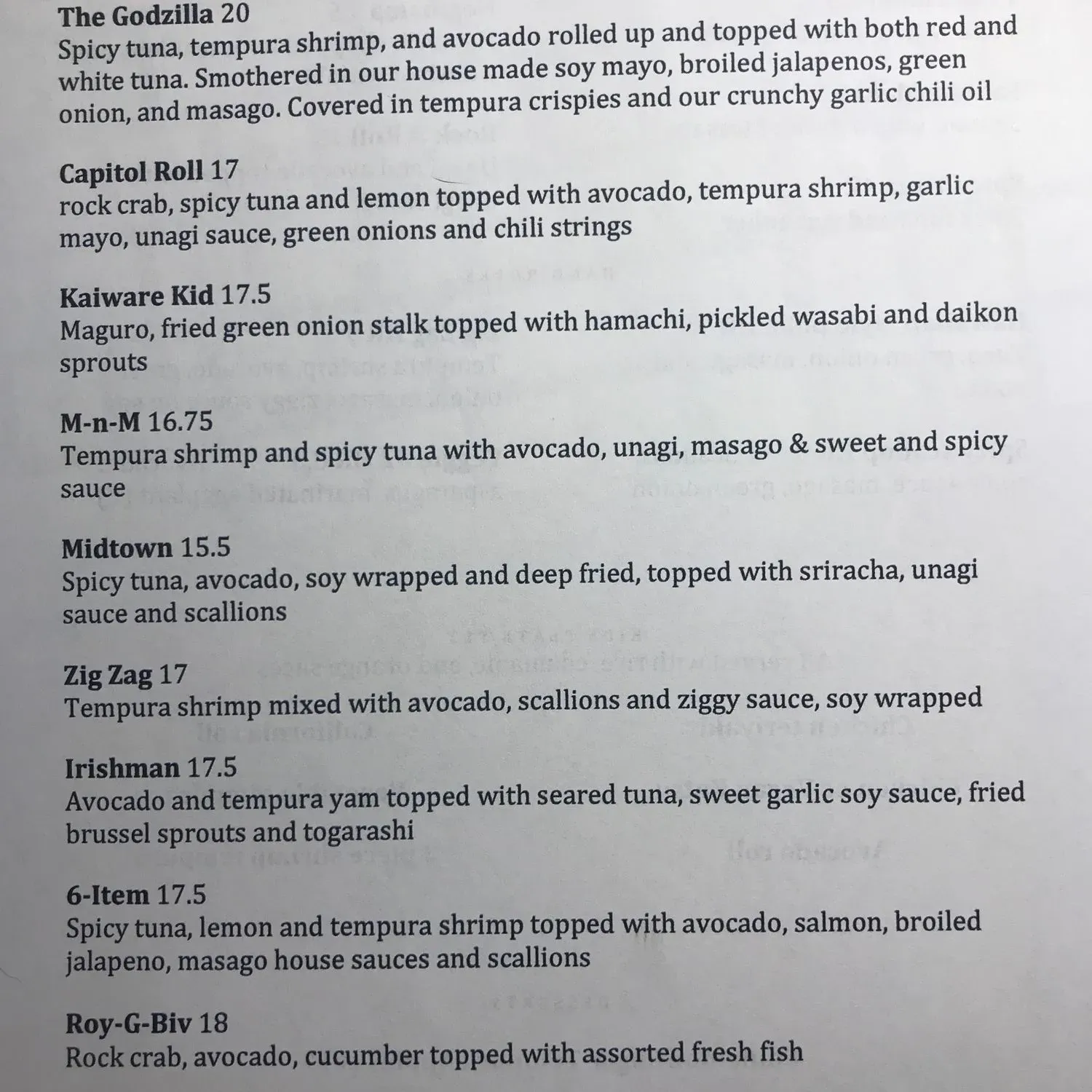 Menu 3