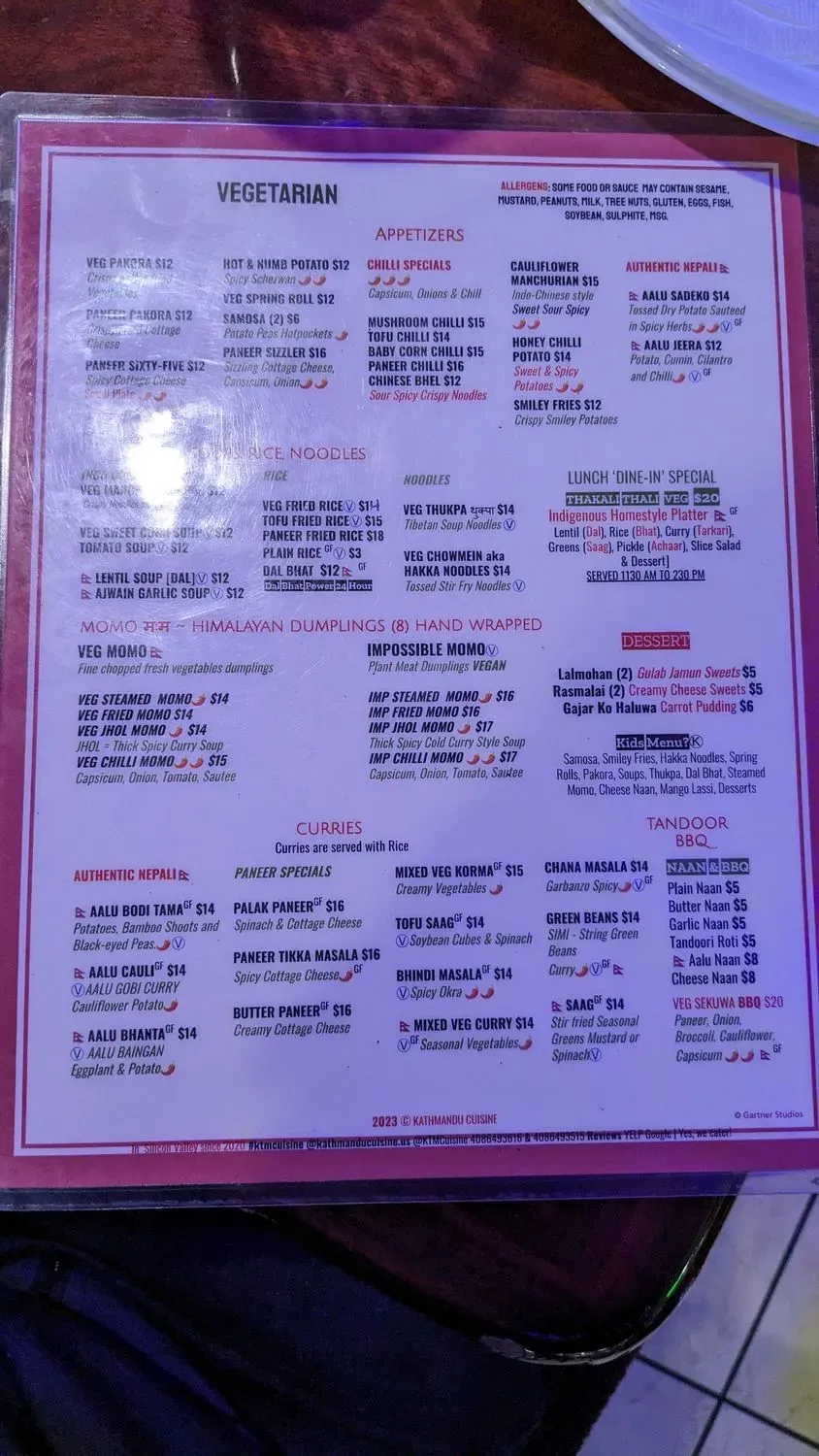 Menu 5