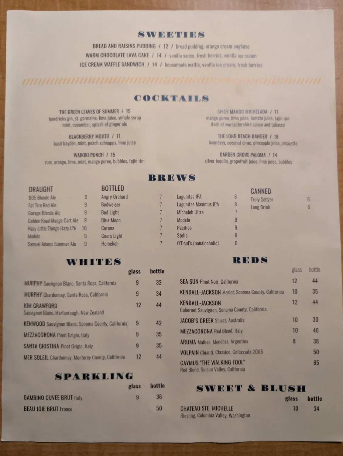 Menu 5