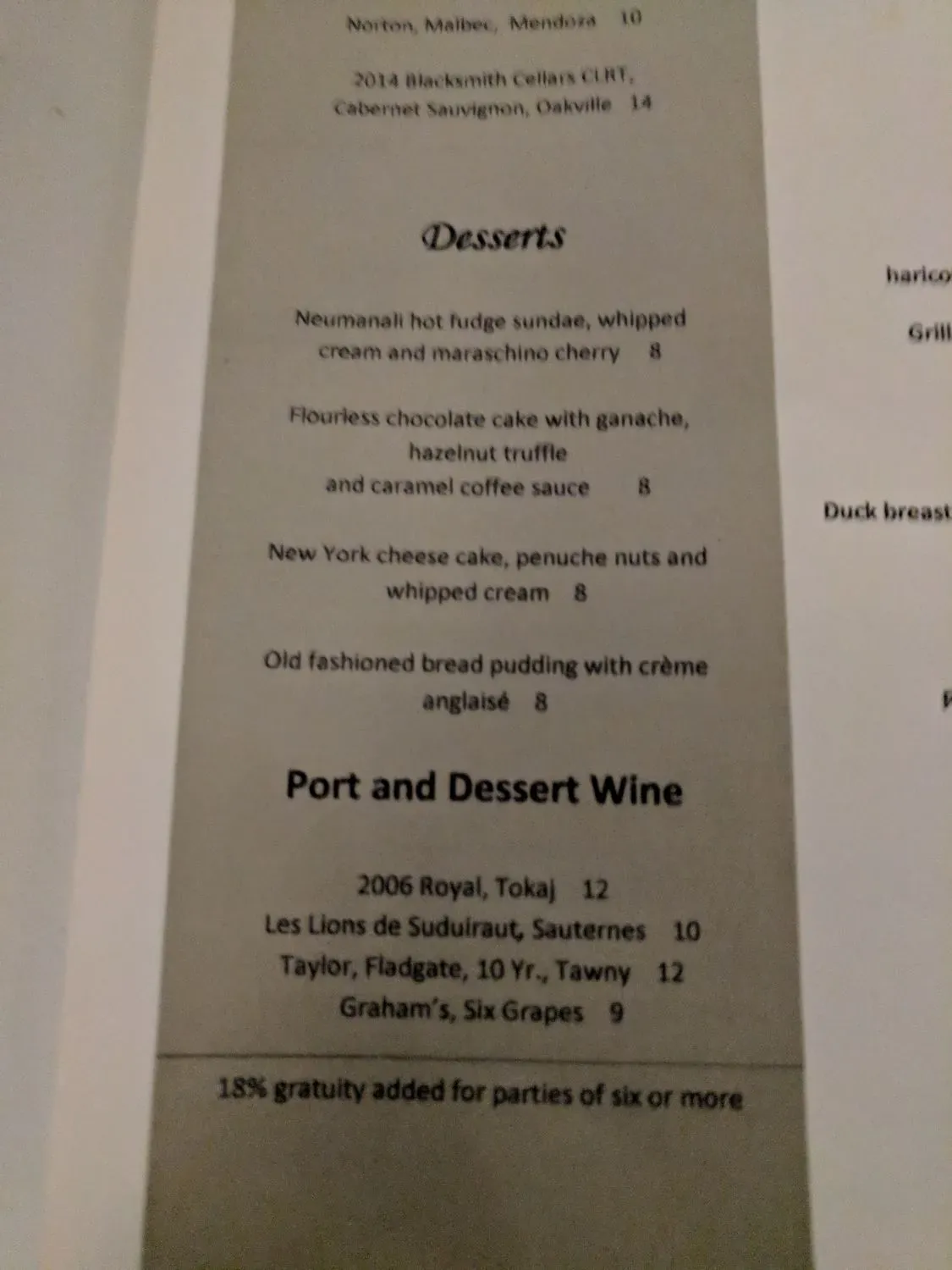 Menu 6