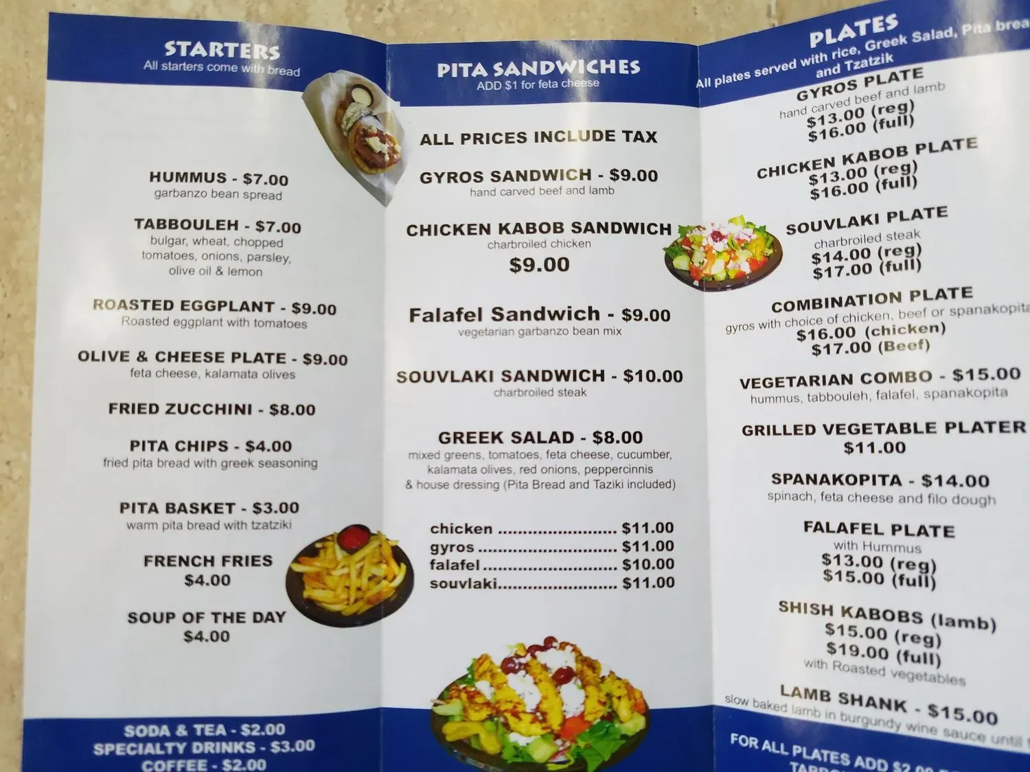 Menu 3