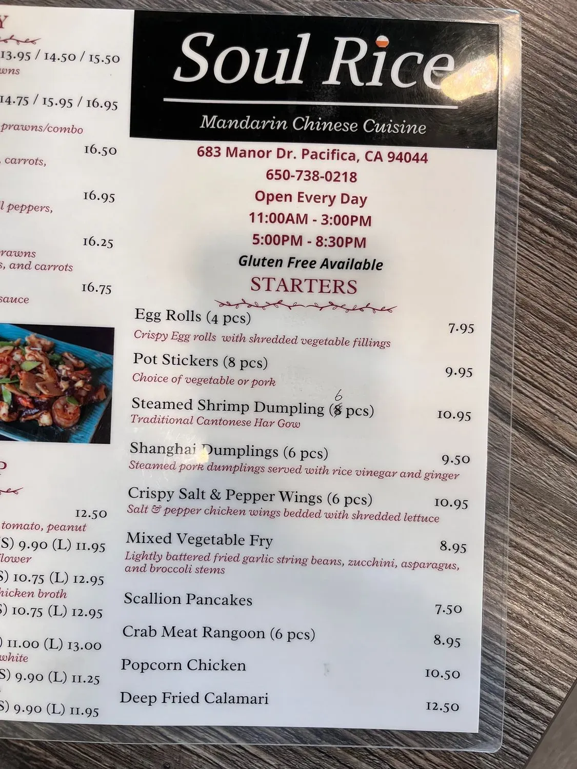 Menu 6