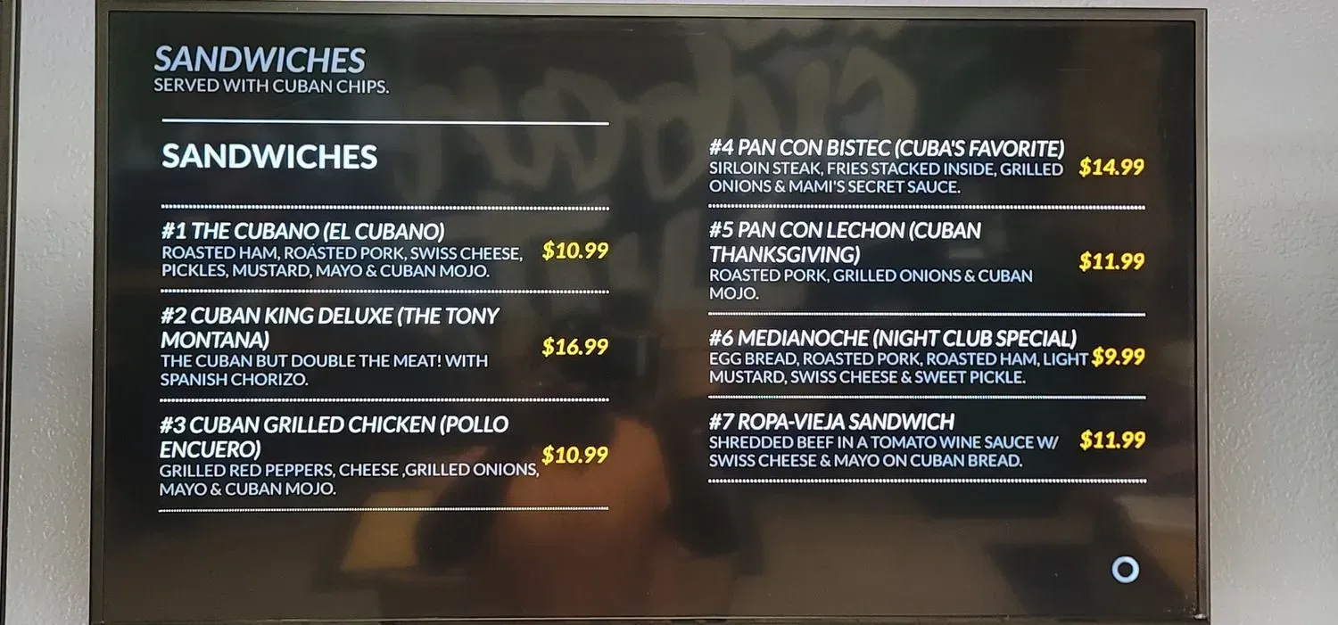 Menu 6