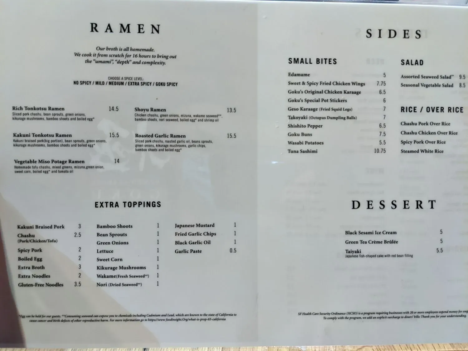 Menu 3