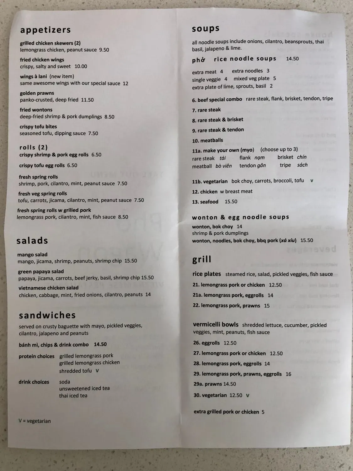 Menu 5