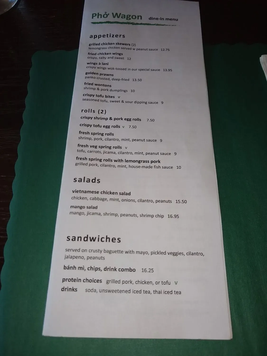 Menu 3