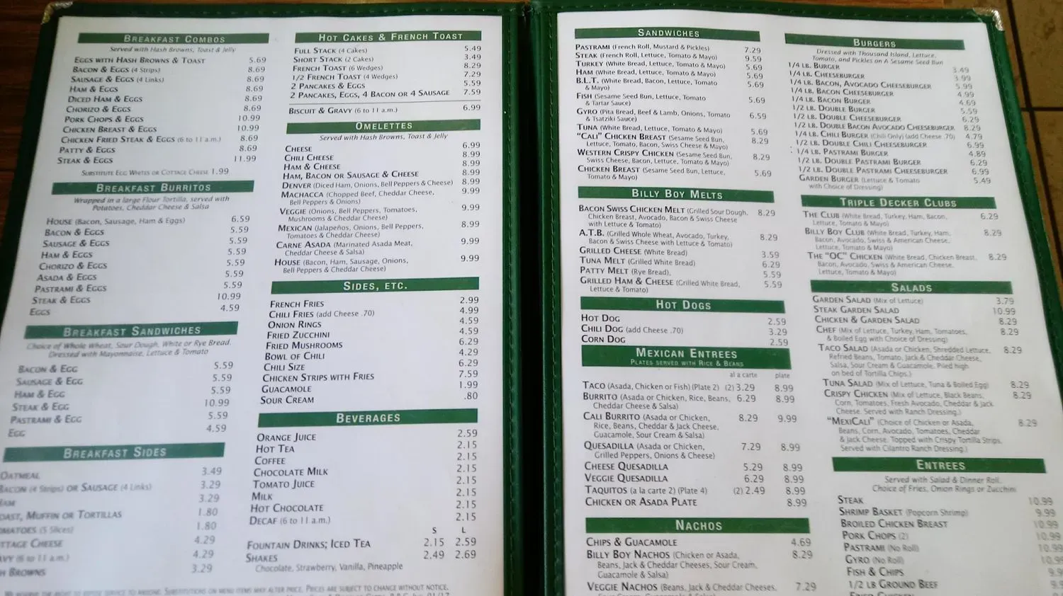 Menu 3