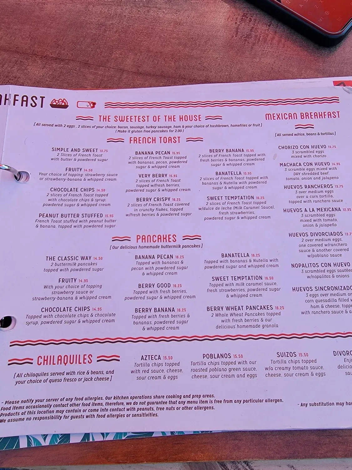 Menu 5