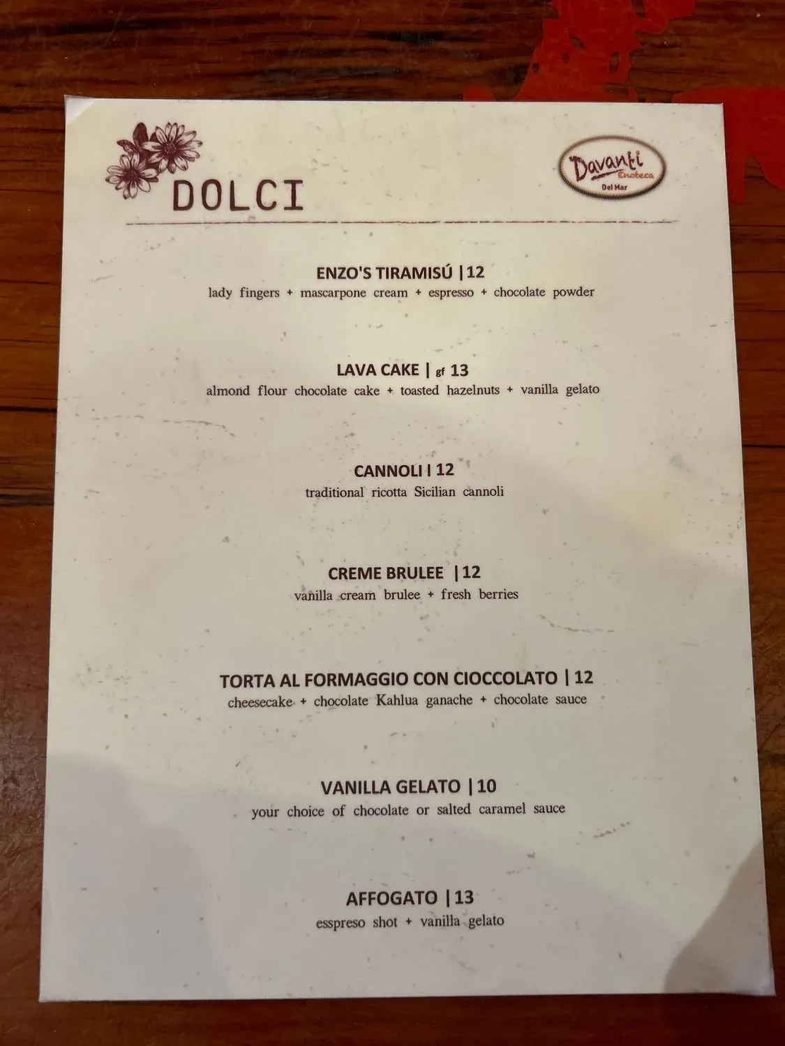 Menu 4