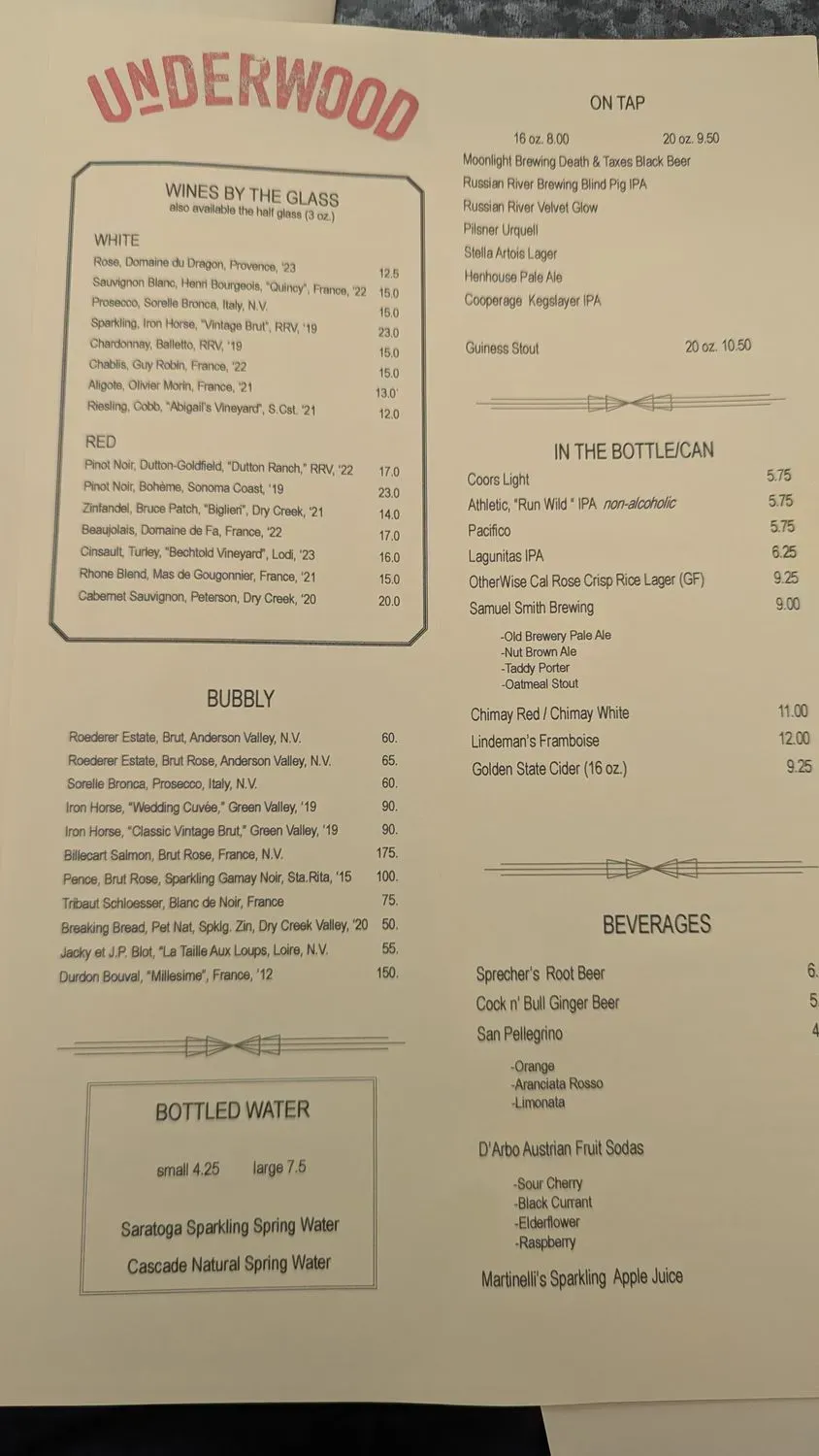 Menu 2