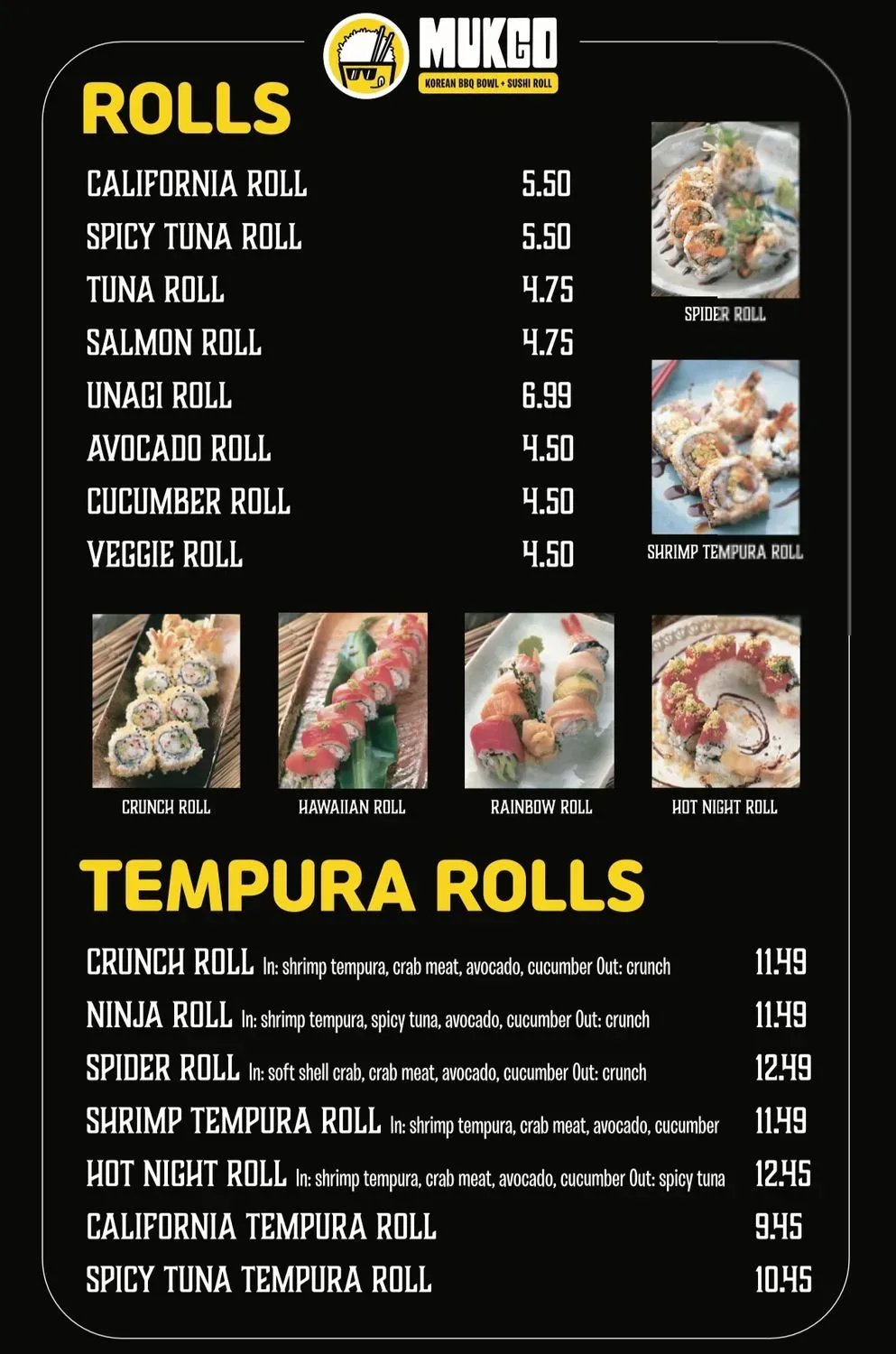 Menu 2