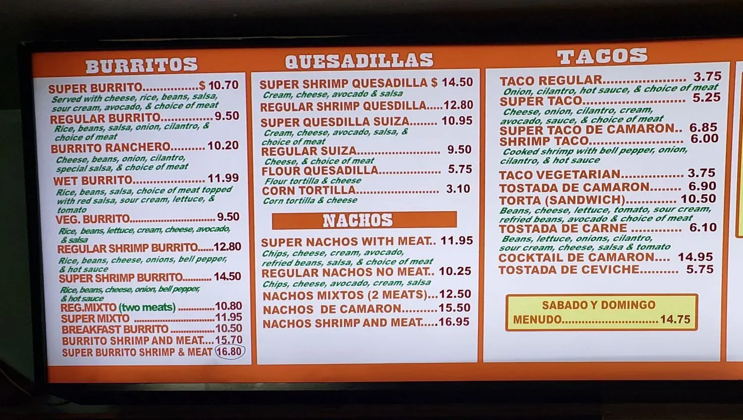 Menu 2