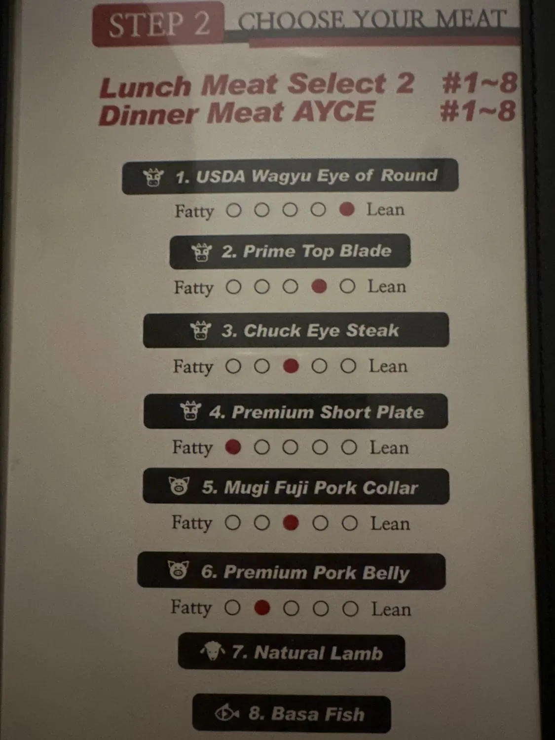 Menu 3