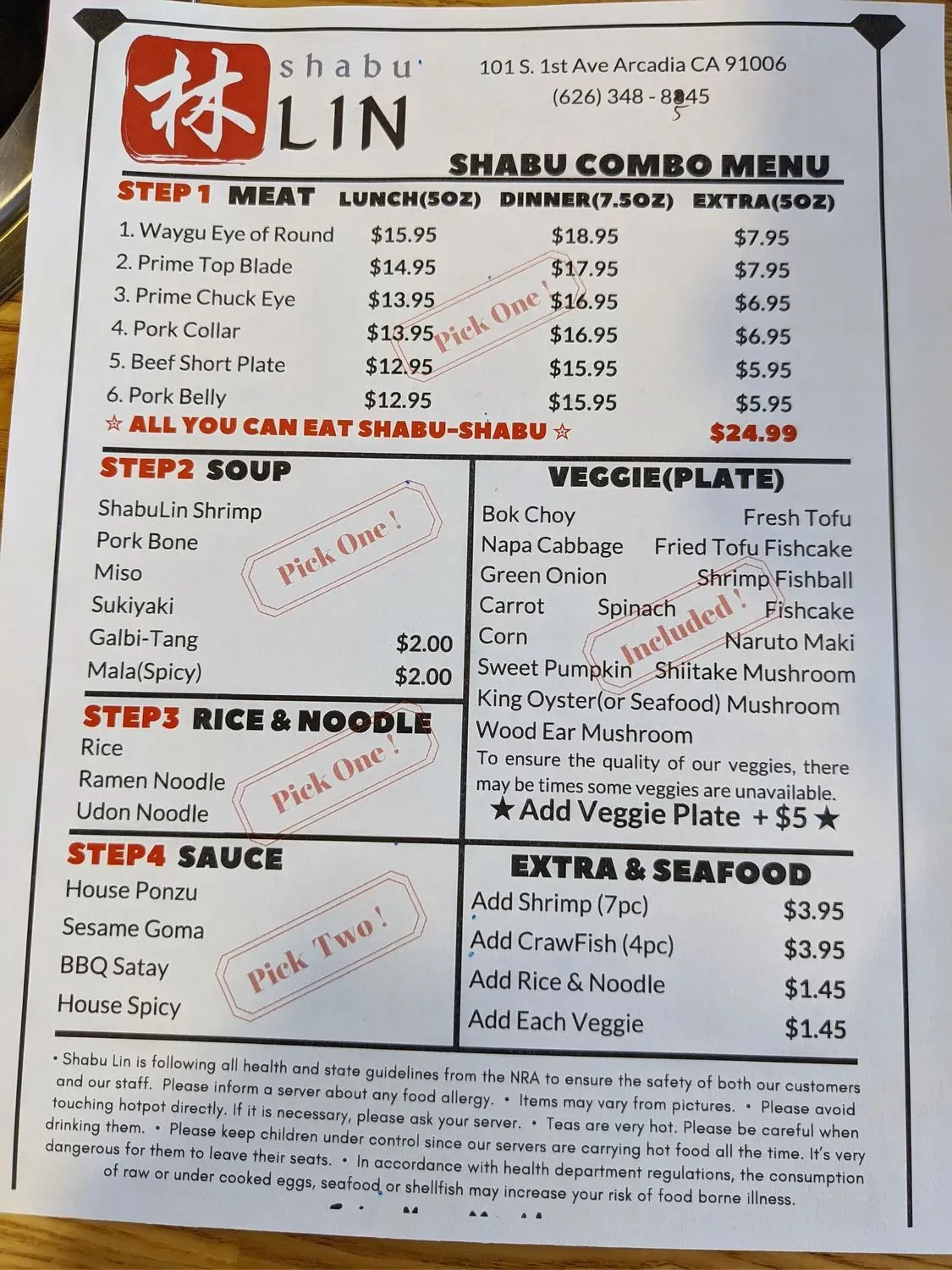 Menu 6