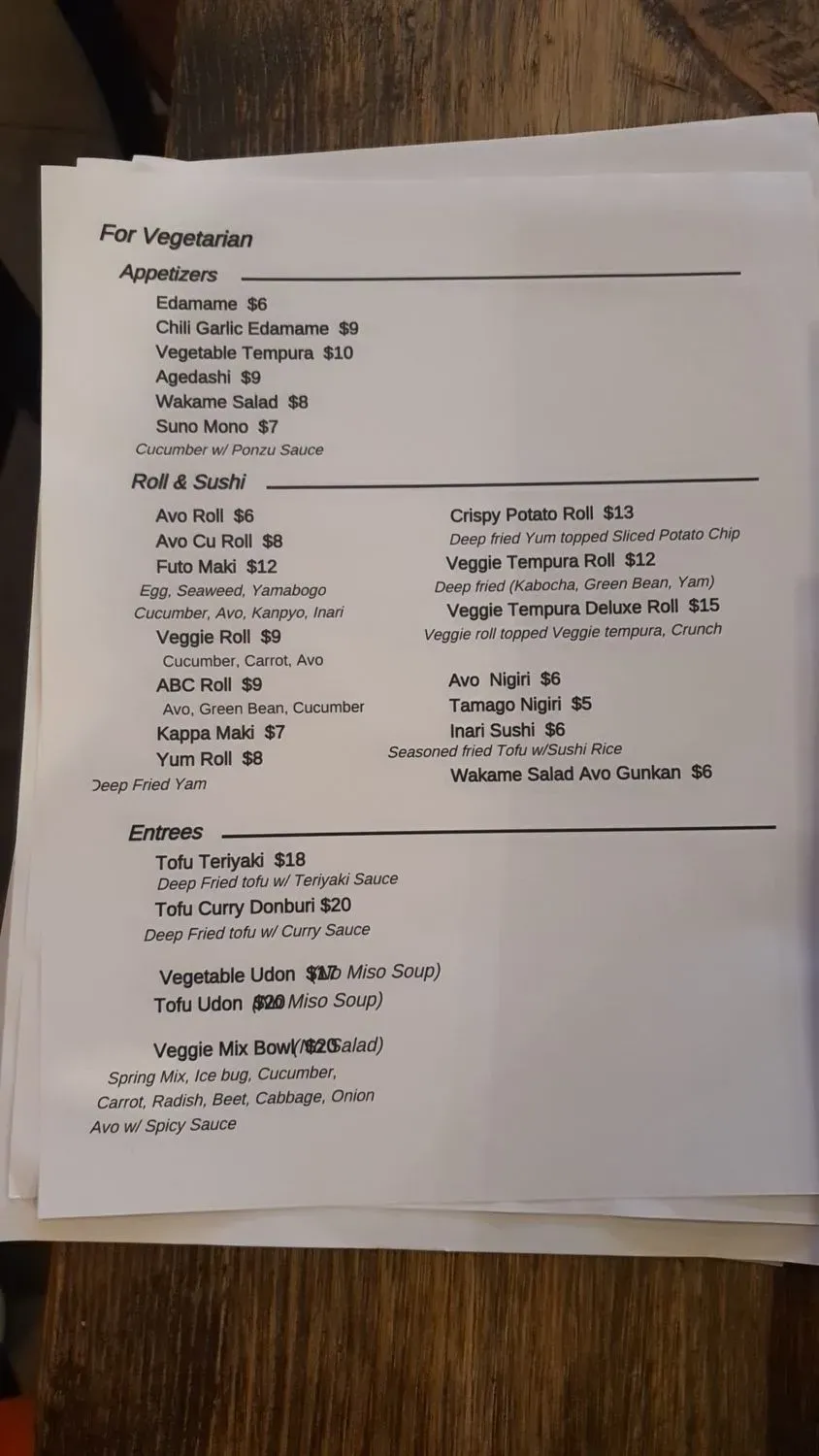 Menu 6