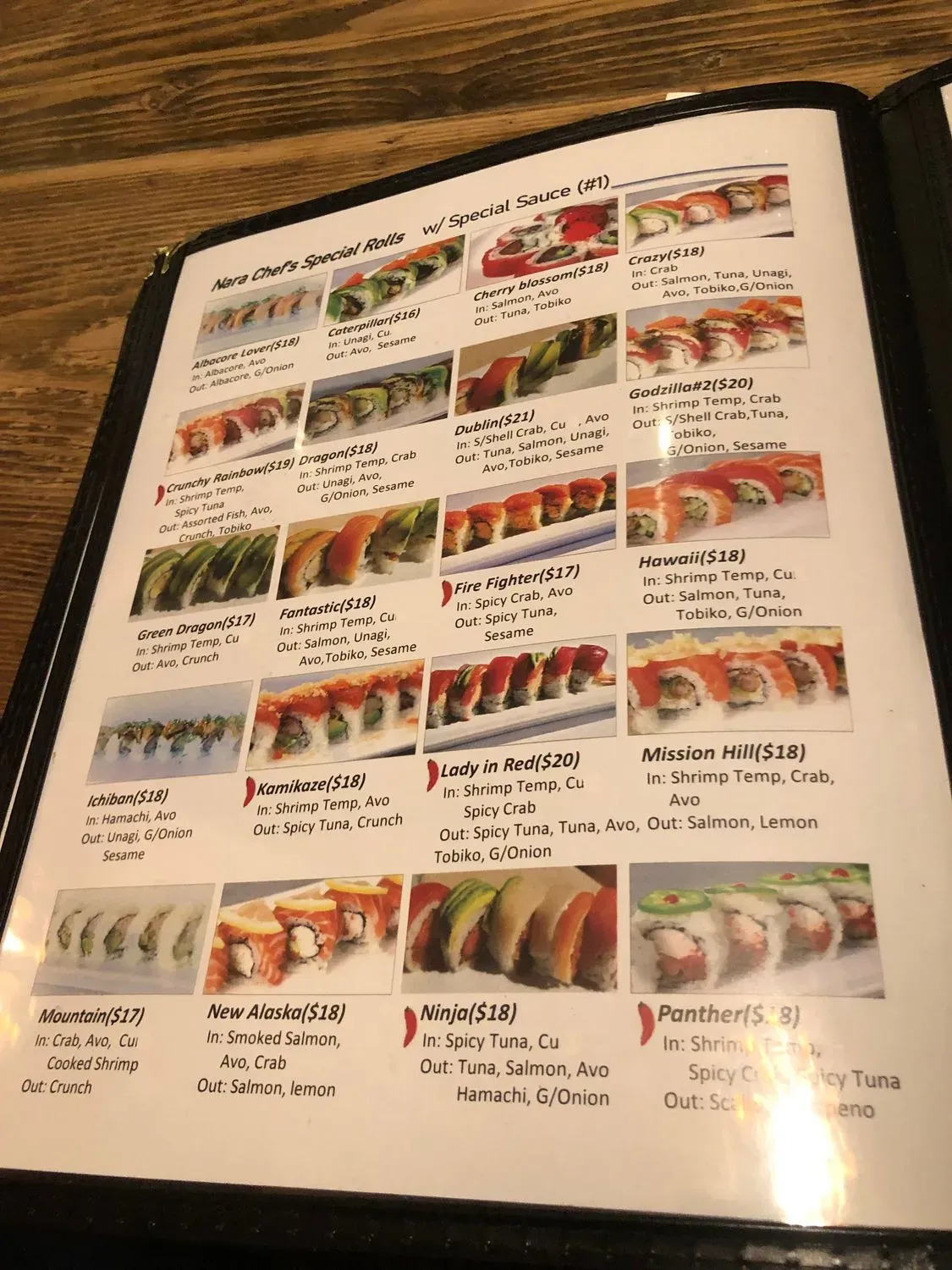 Menu 5