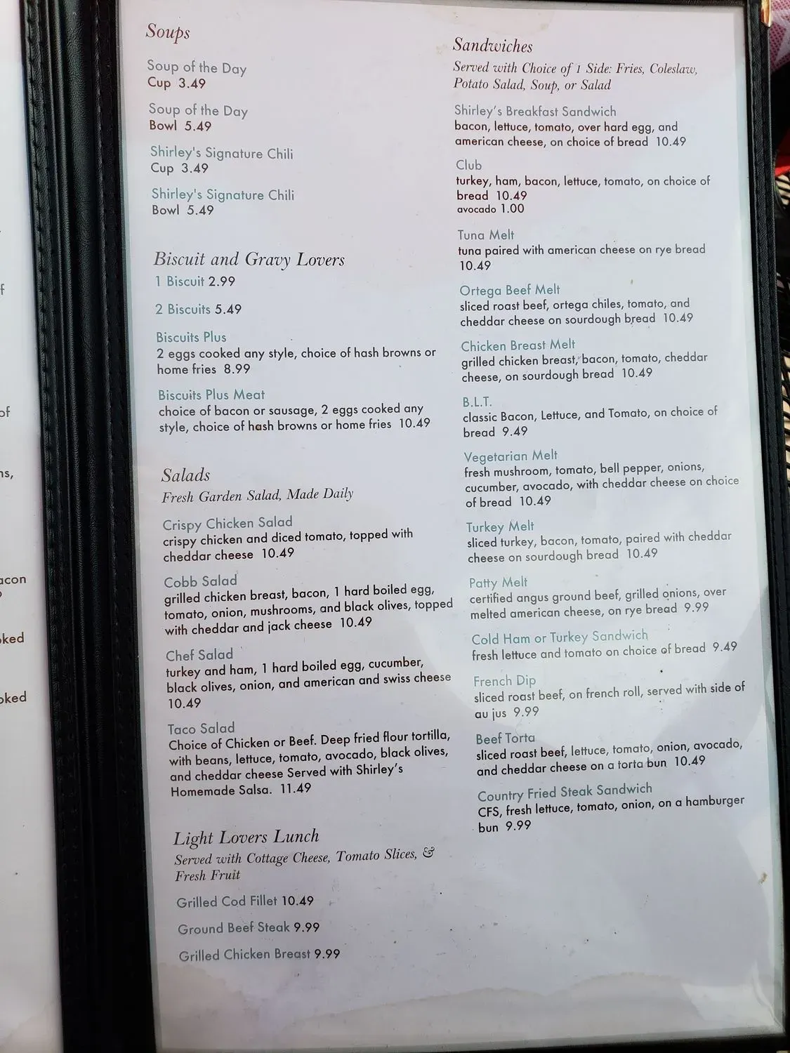 Menu 4