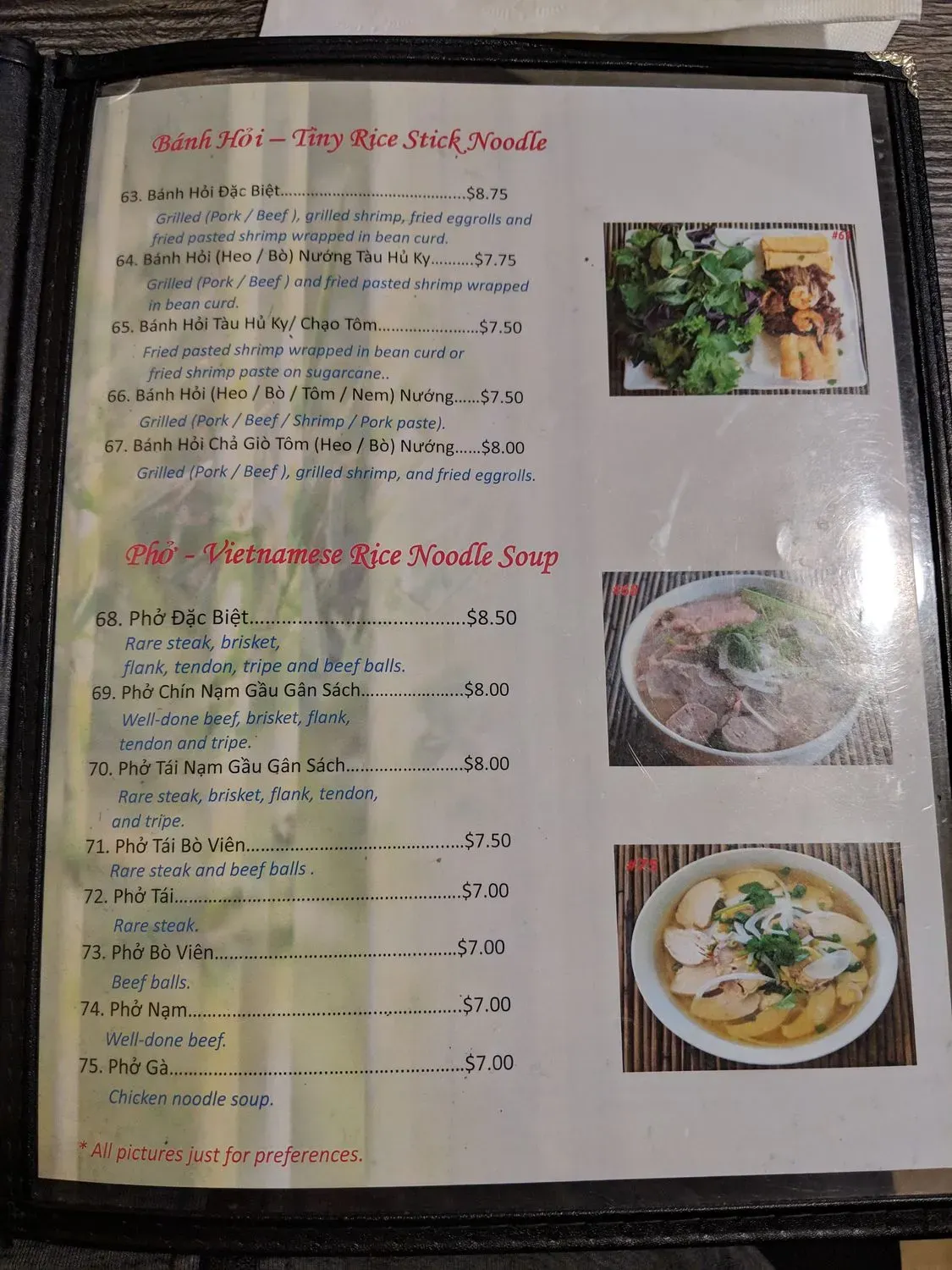 Menu 6