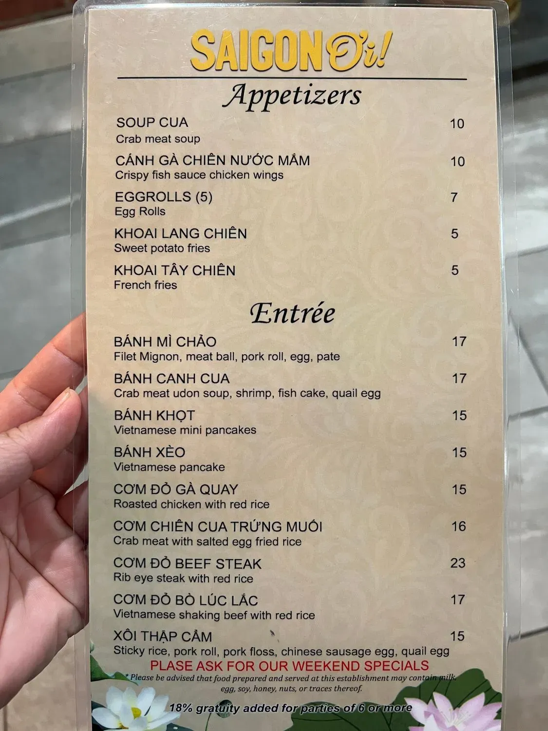 Menu 3