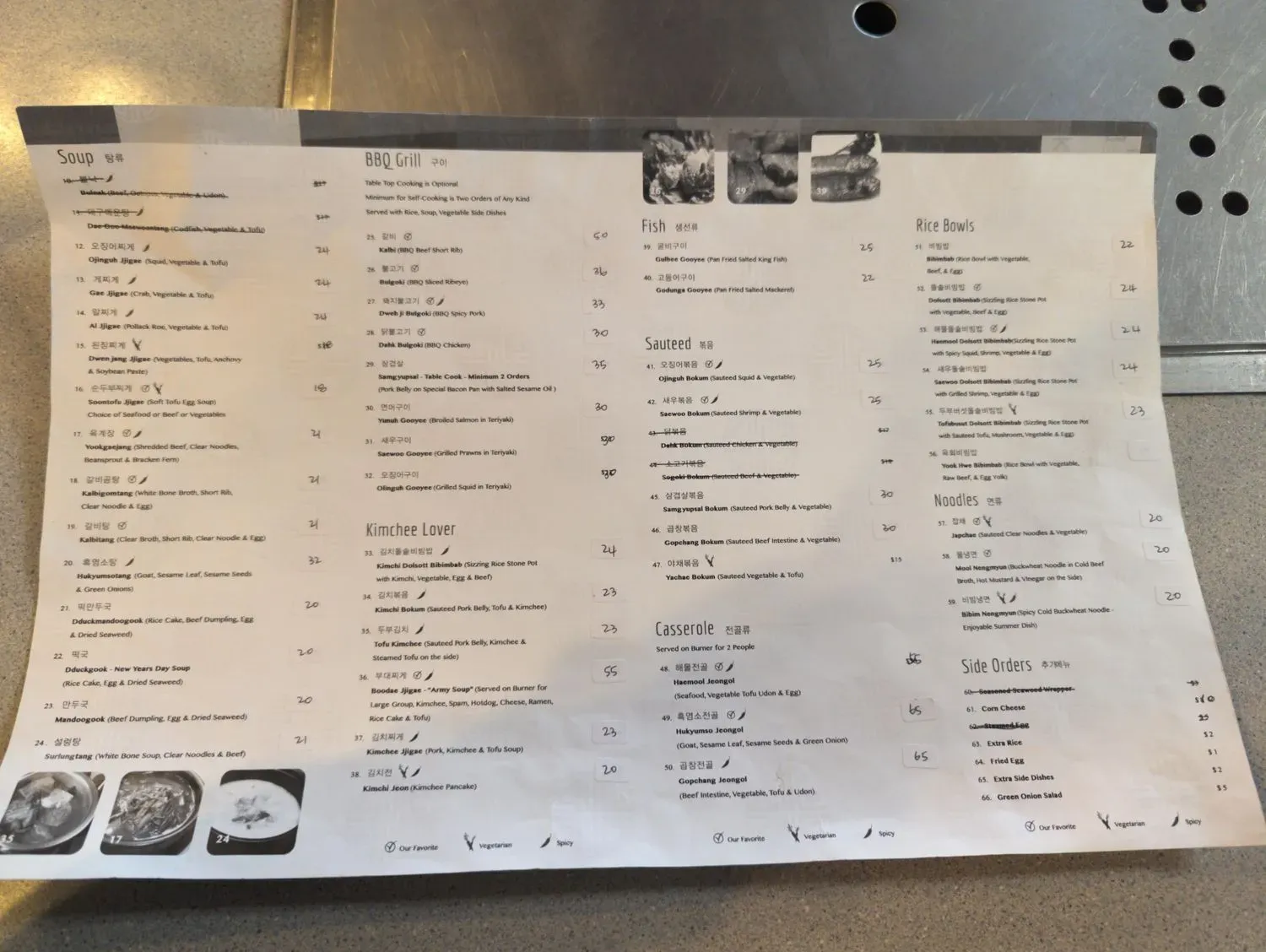 Menu 4