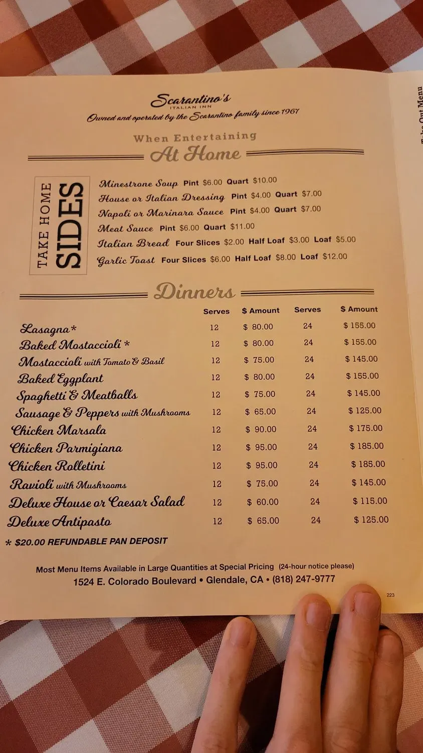 Menu 4