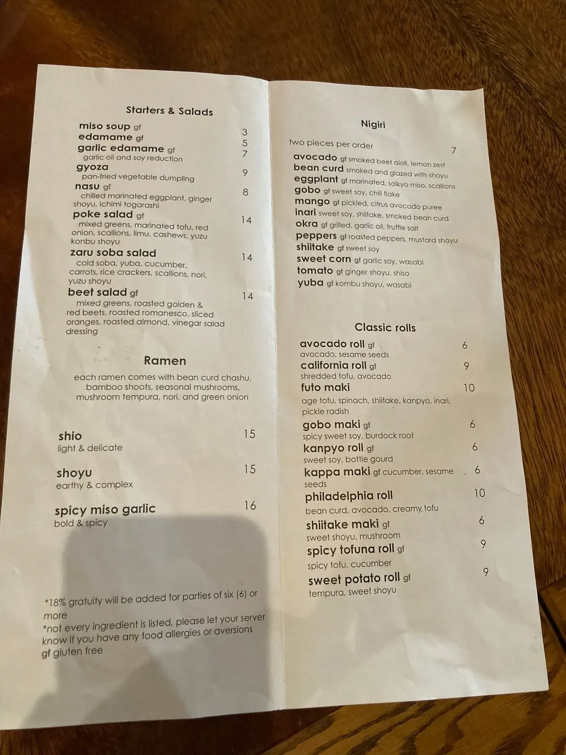 Menu 3