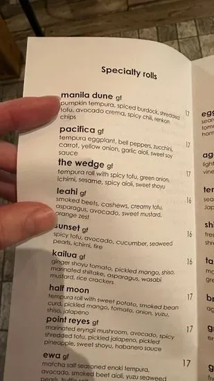 Menu 6