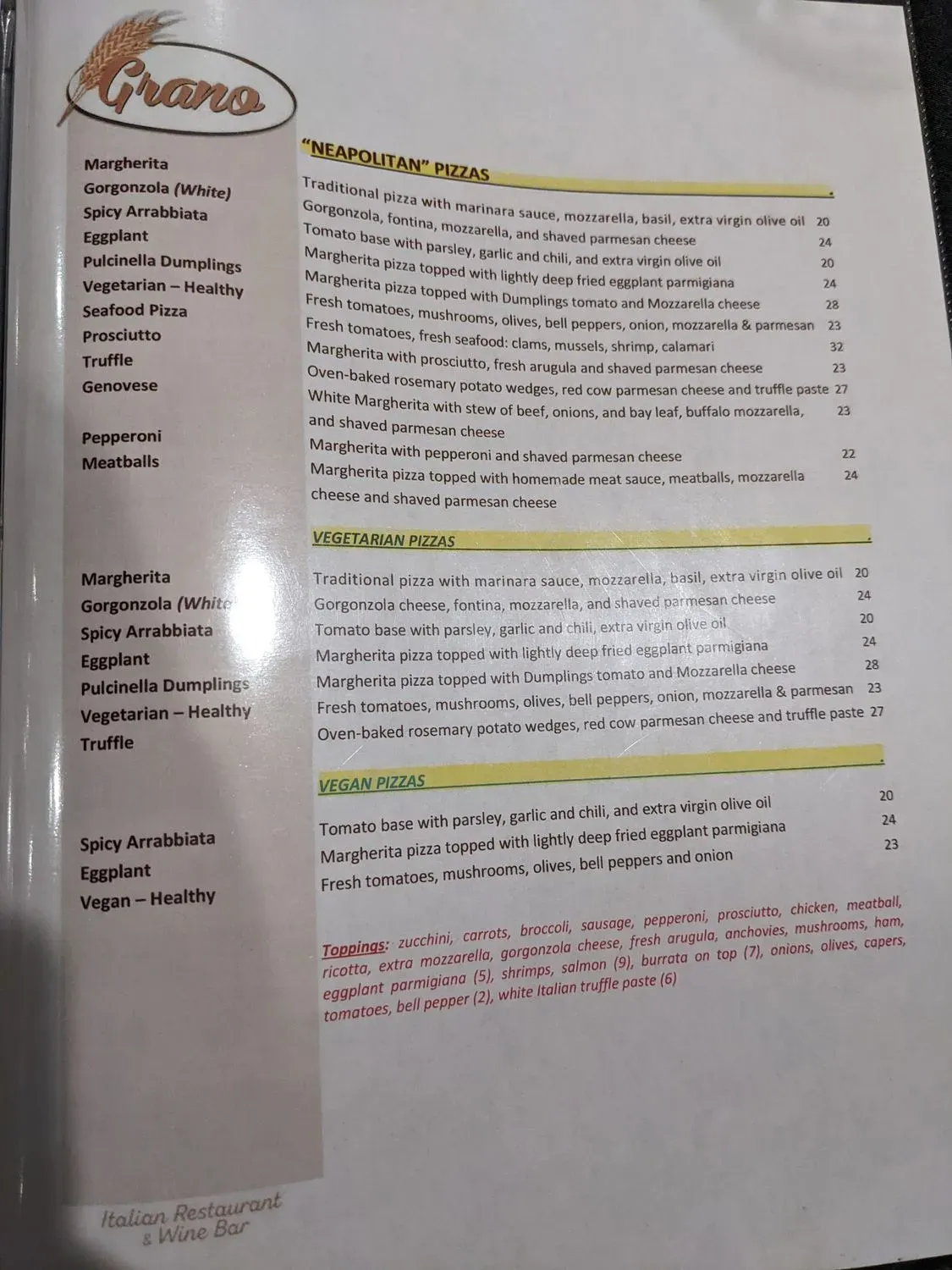 Menu 3