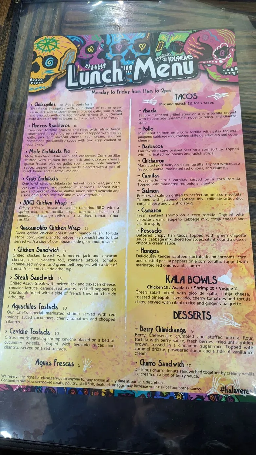 Menu 3