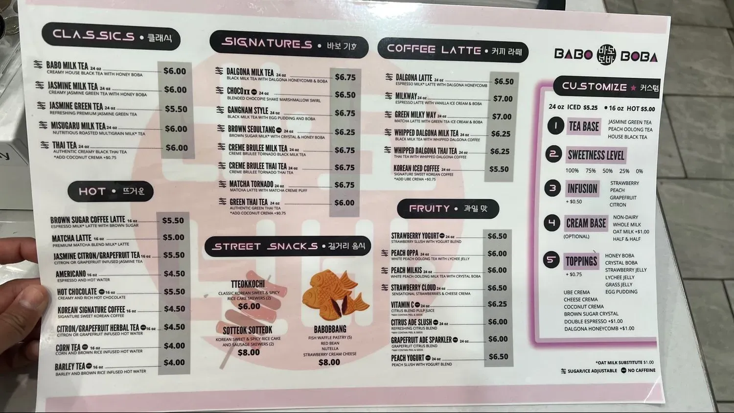 Menu 4