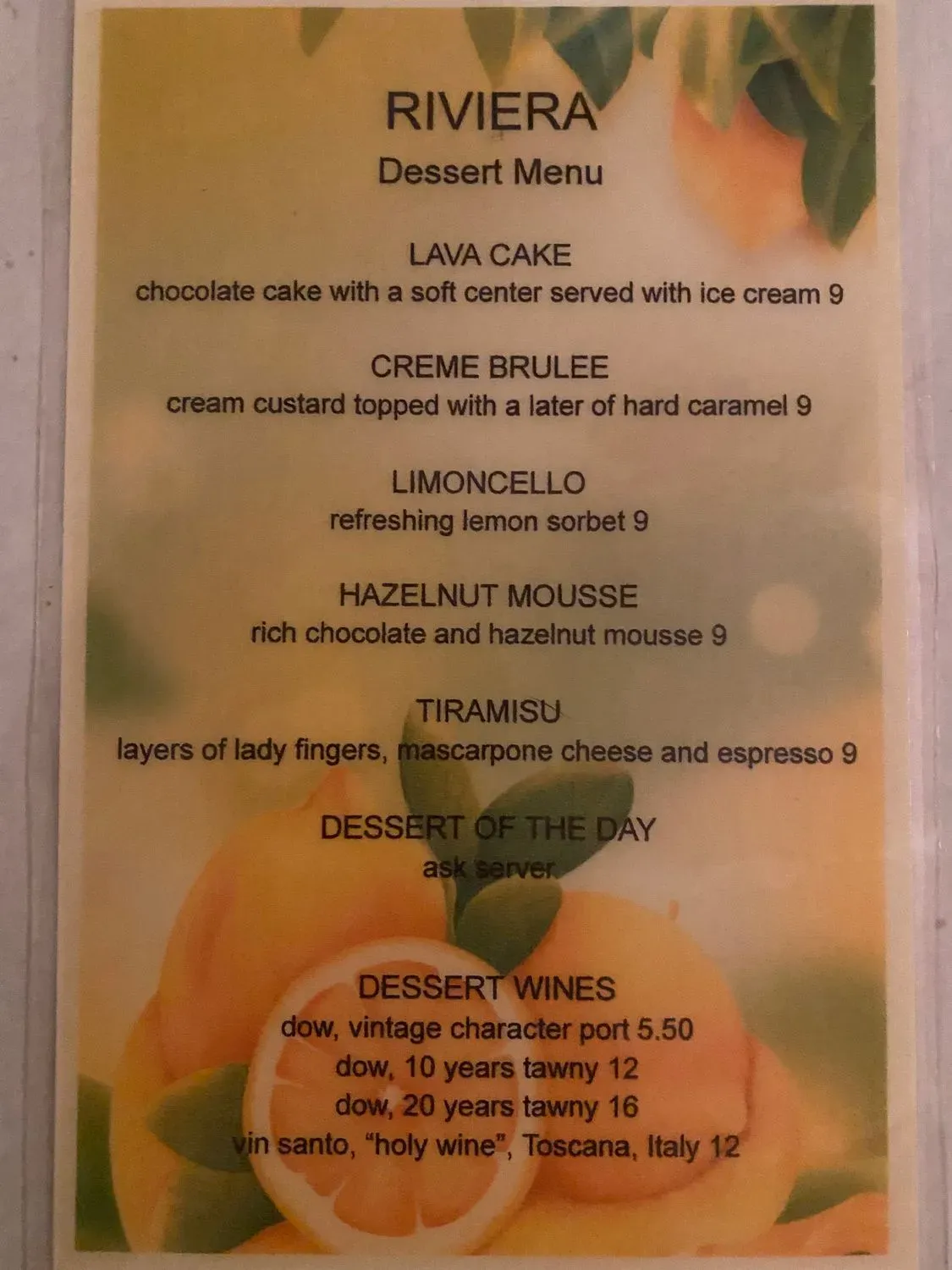 Menu 2