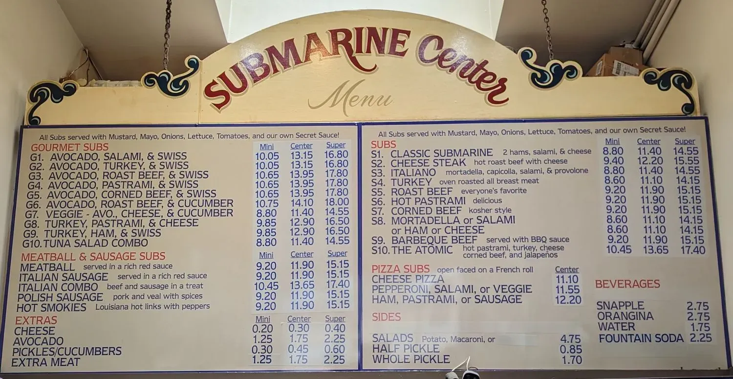 Menu 2