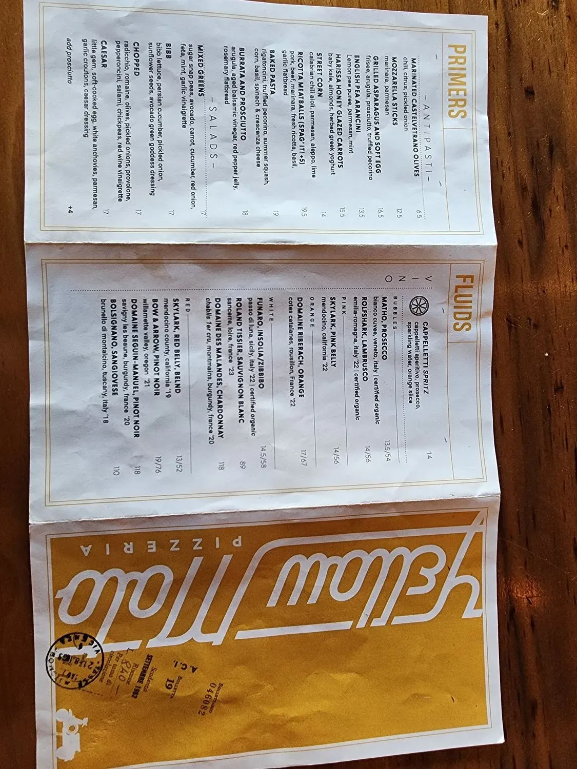 Menu 4