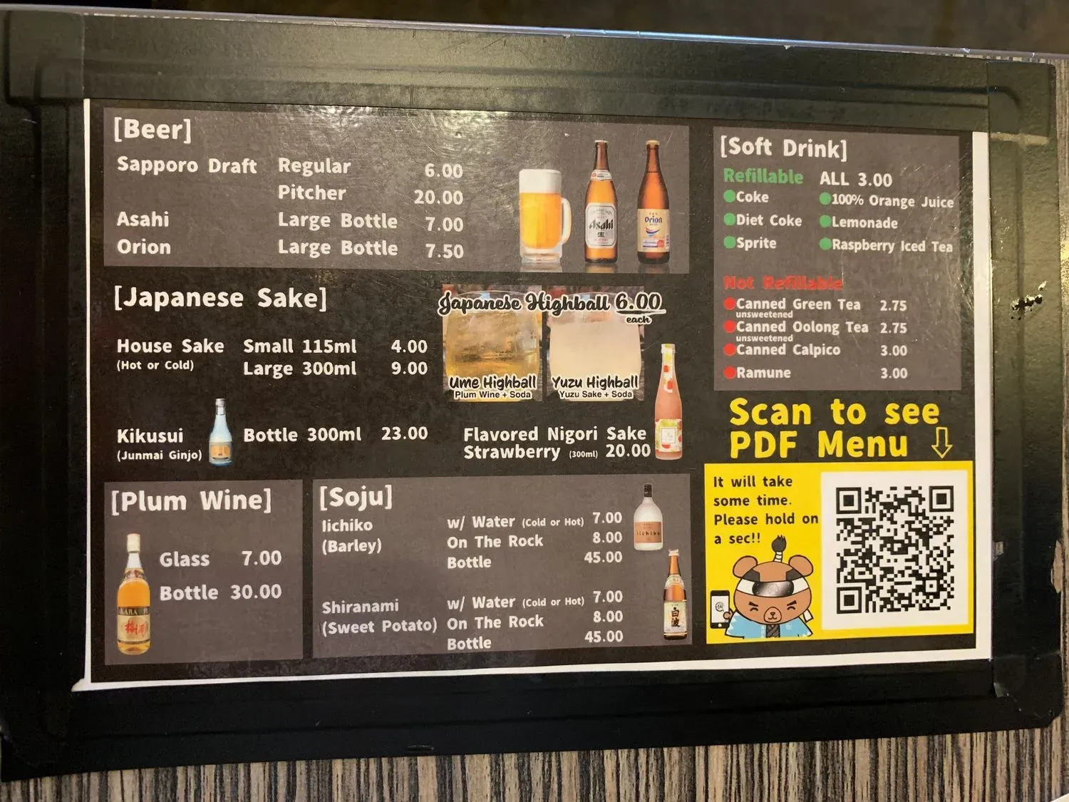 Menu 5