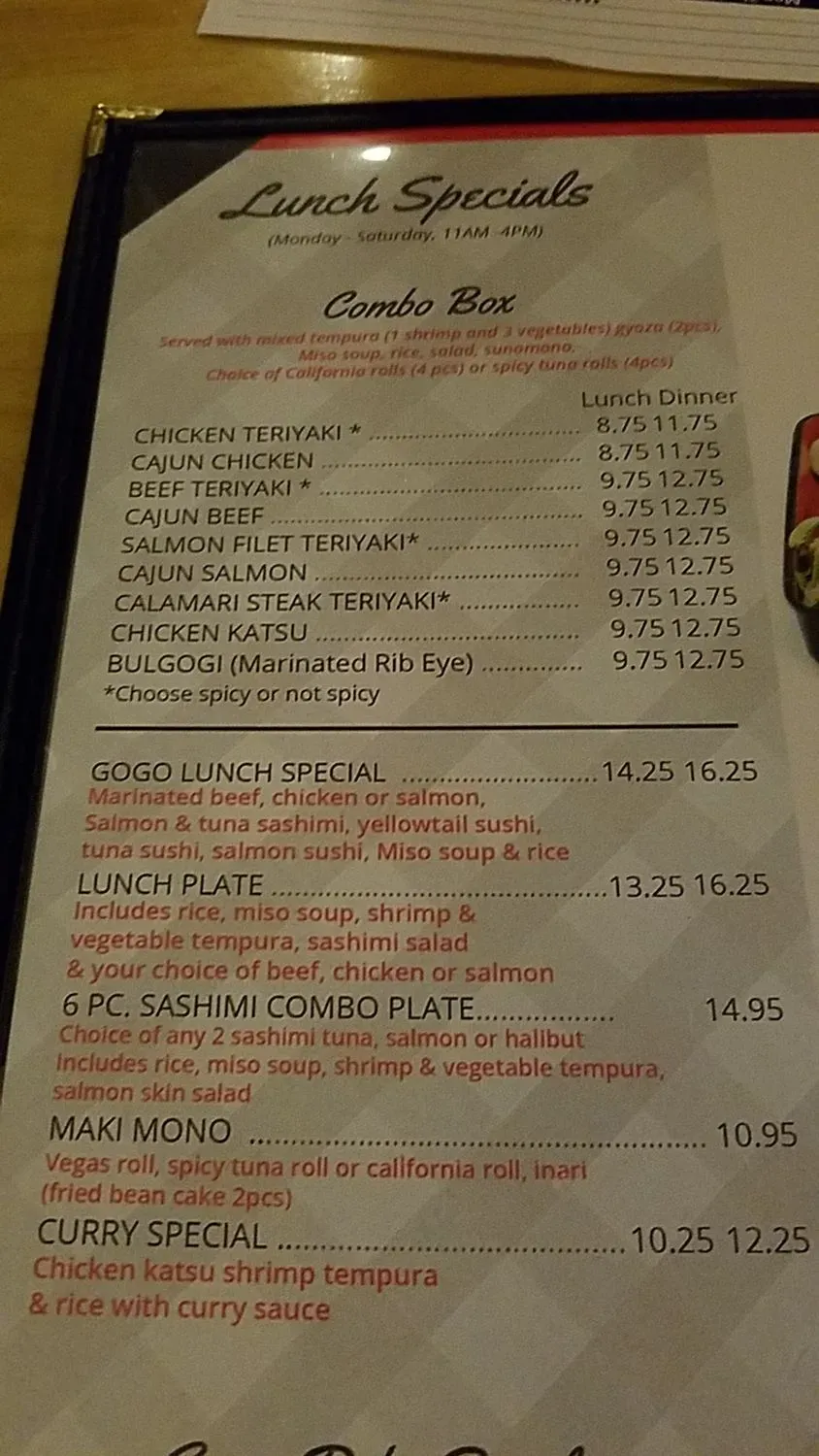 Menu 3