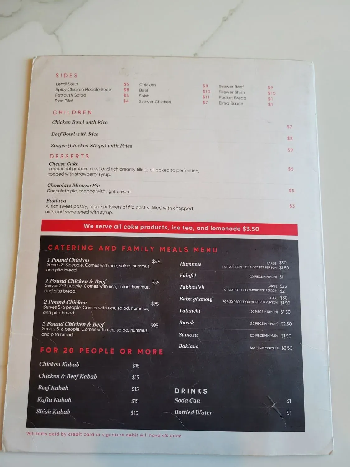 Menu 4