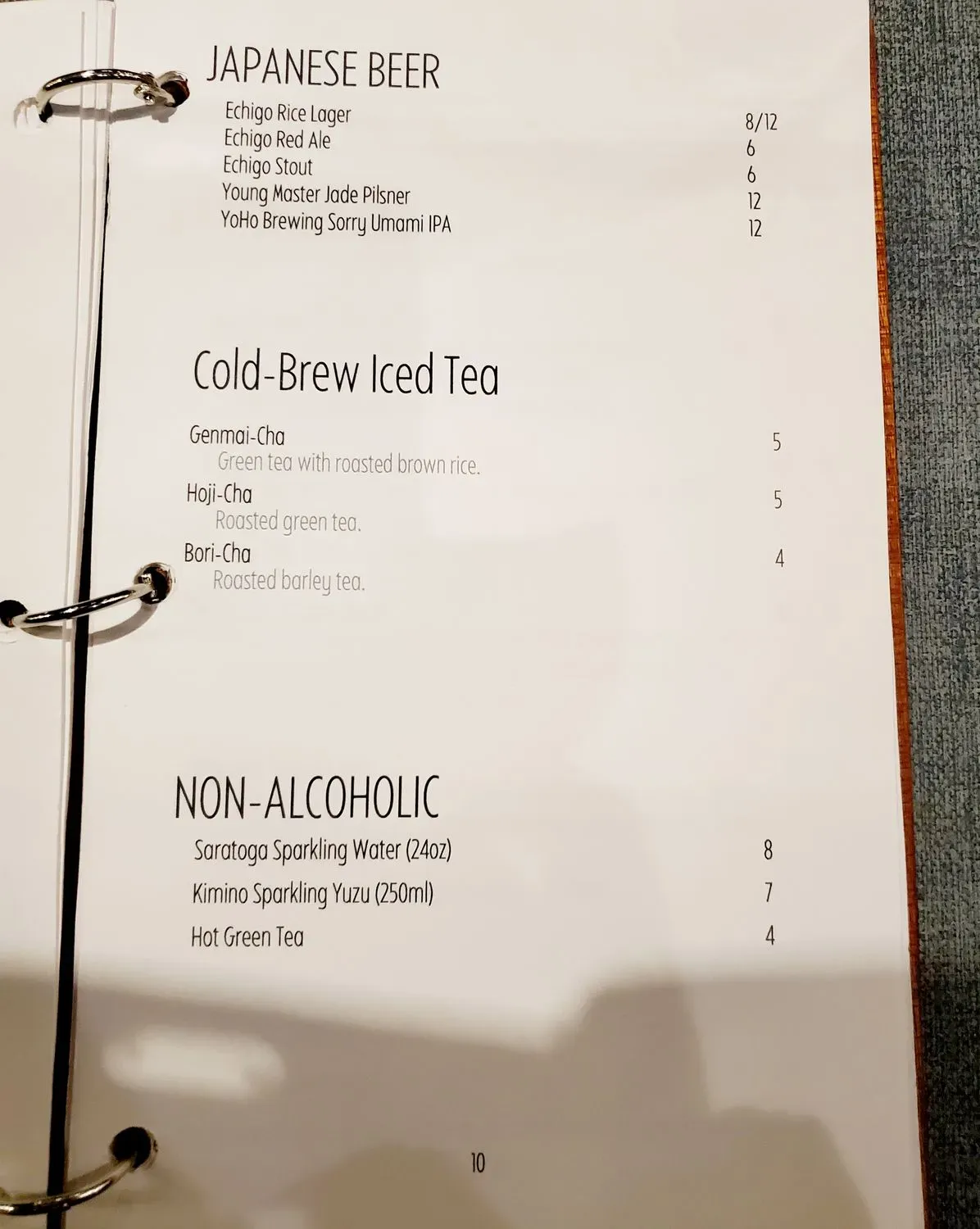 Menu 4