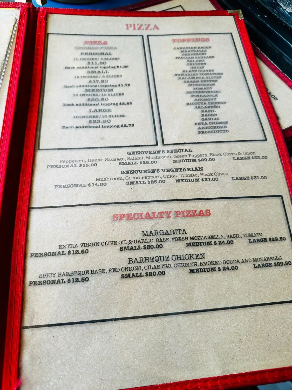 Menu 2