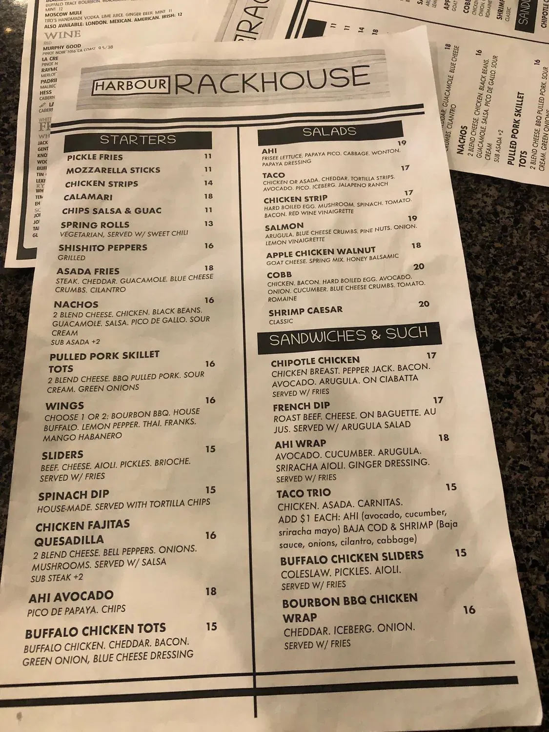 Menu 6