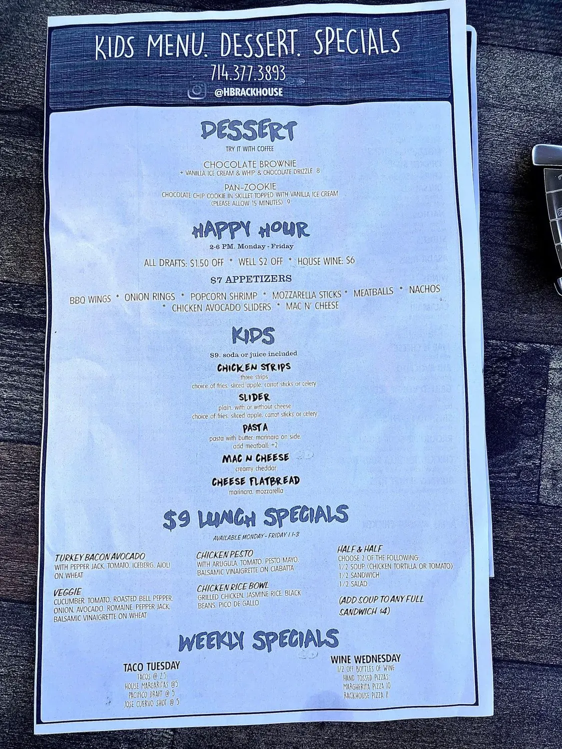 Menu 2