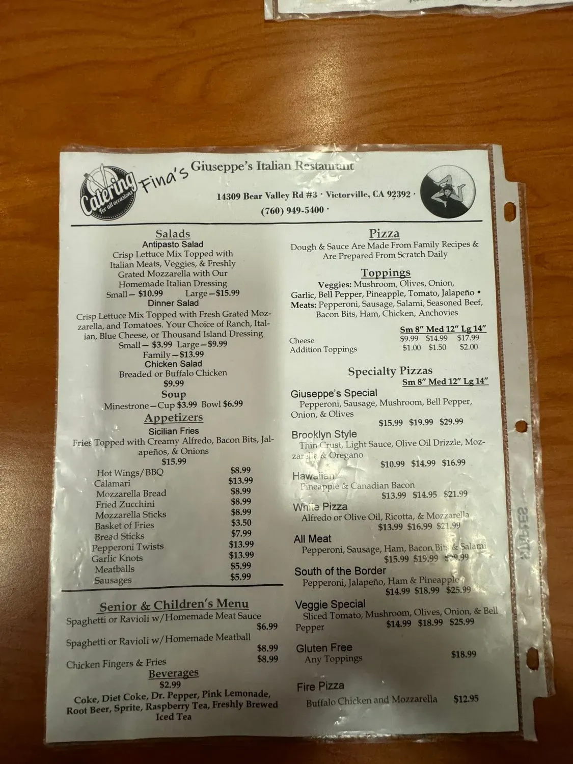 Menu 2