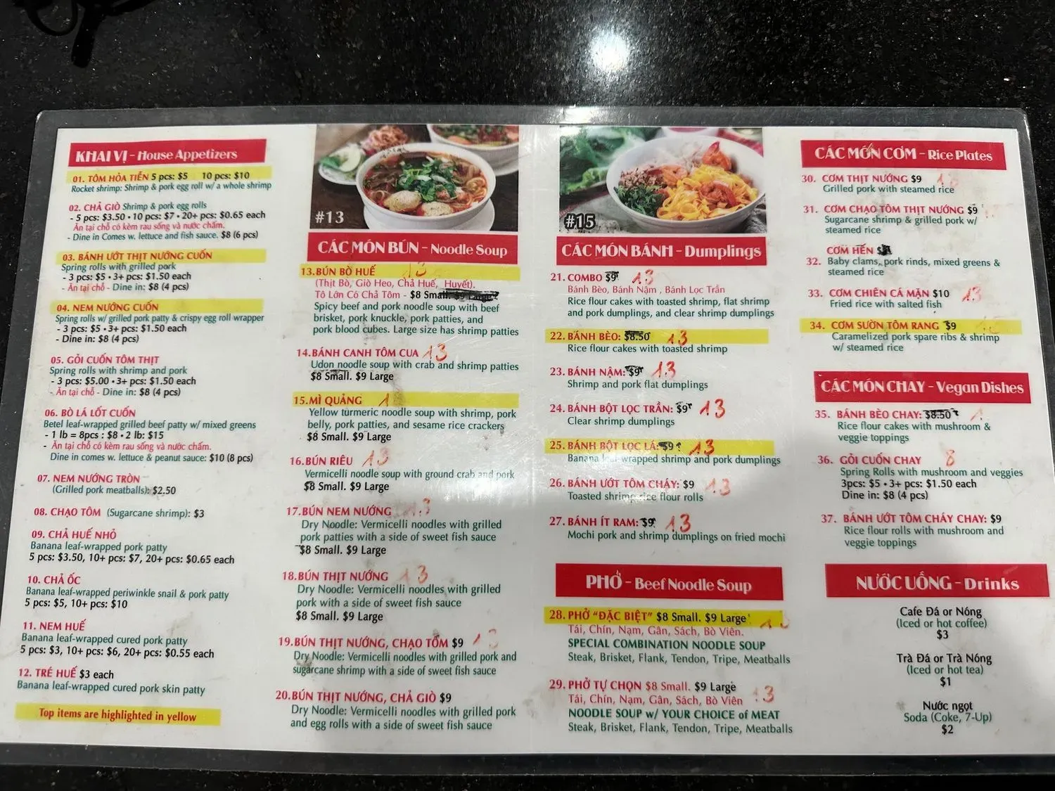 Menu 4