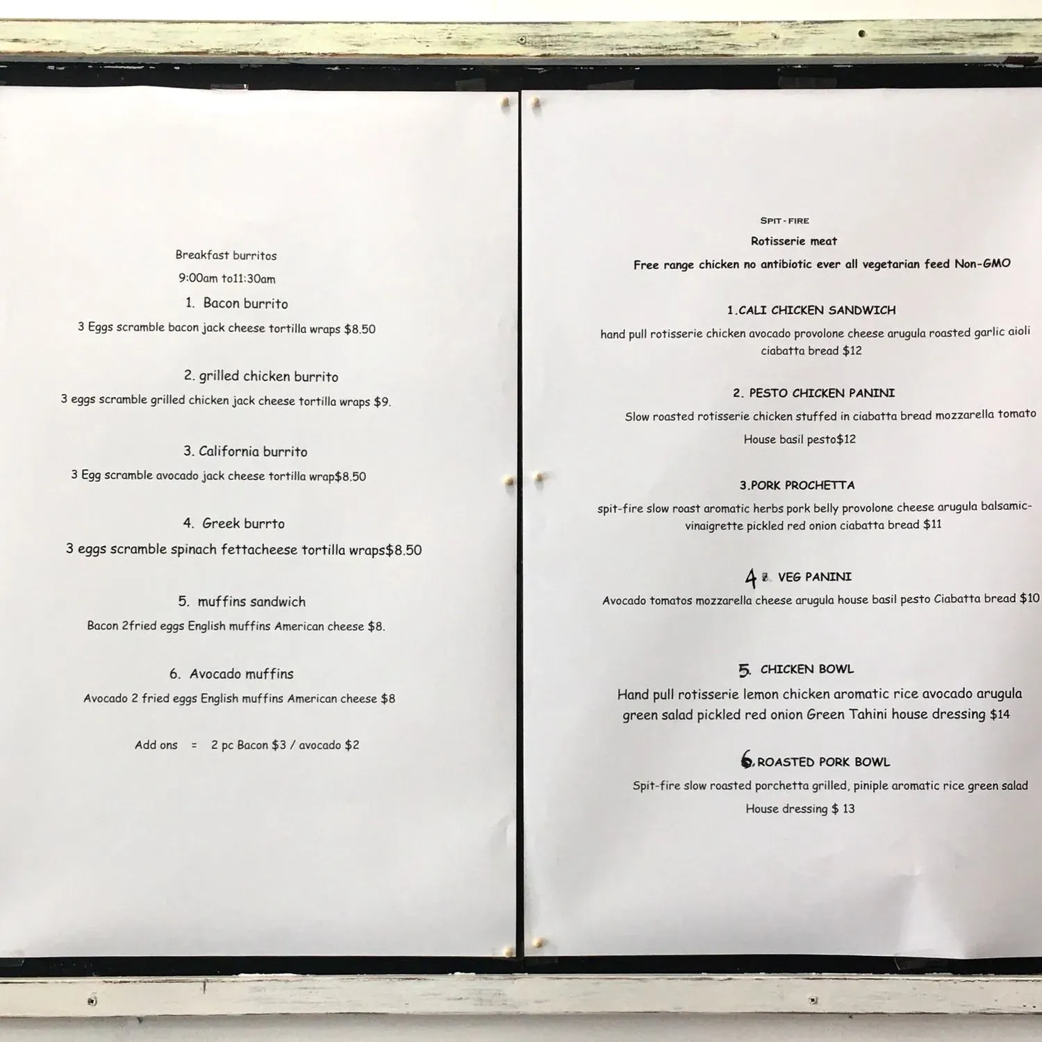 Menu 3