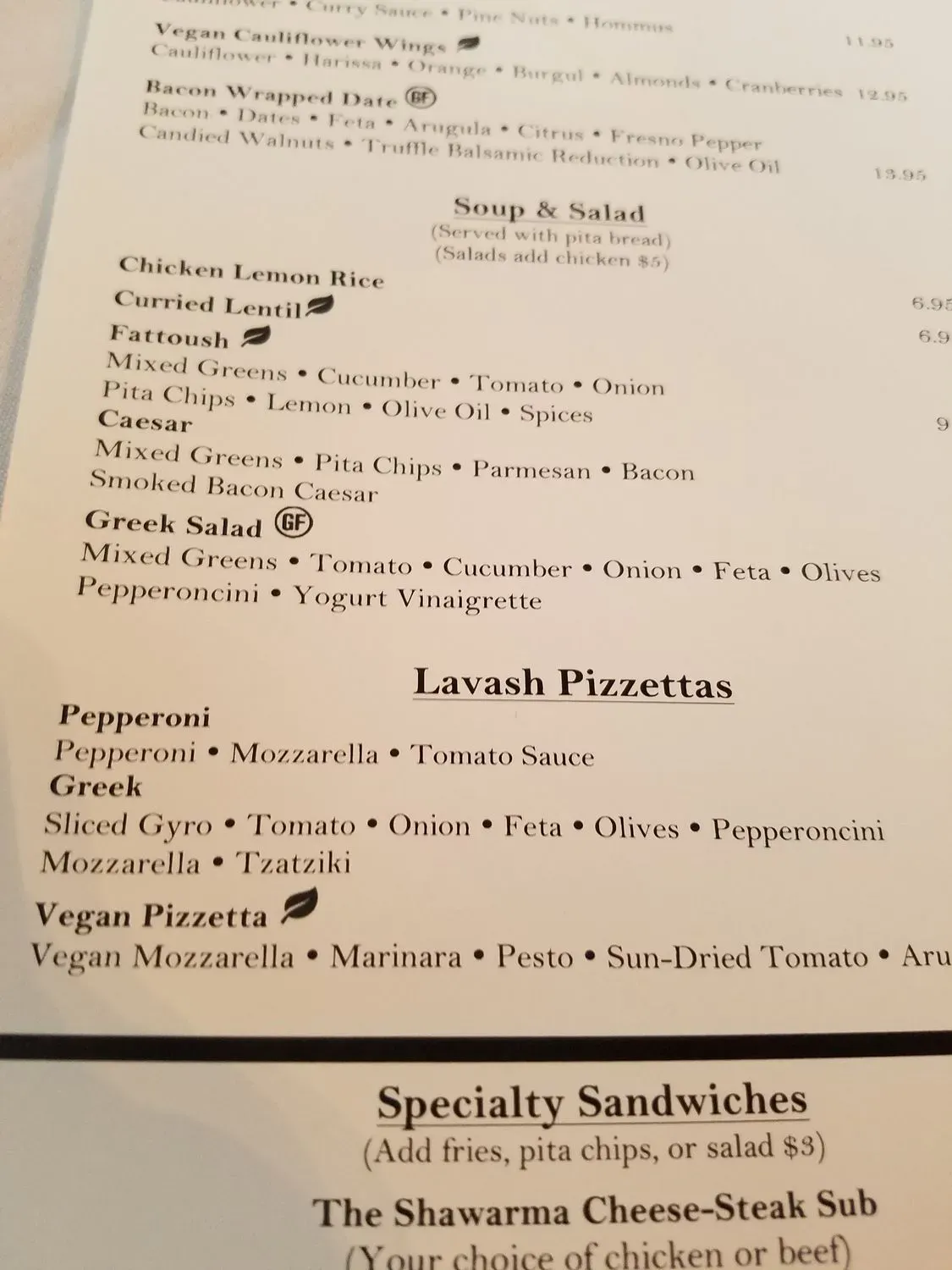 Menu 4