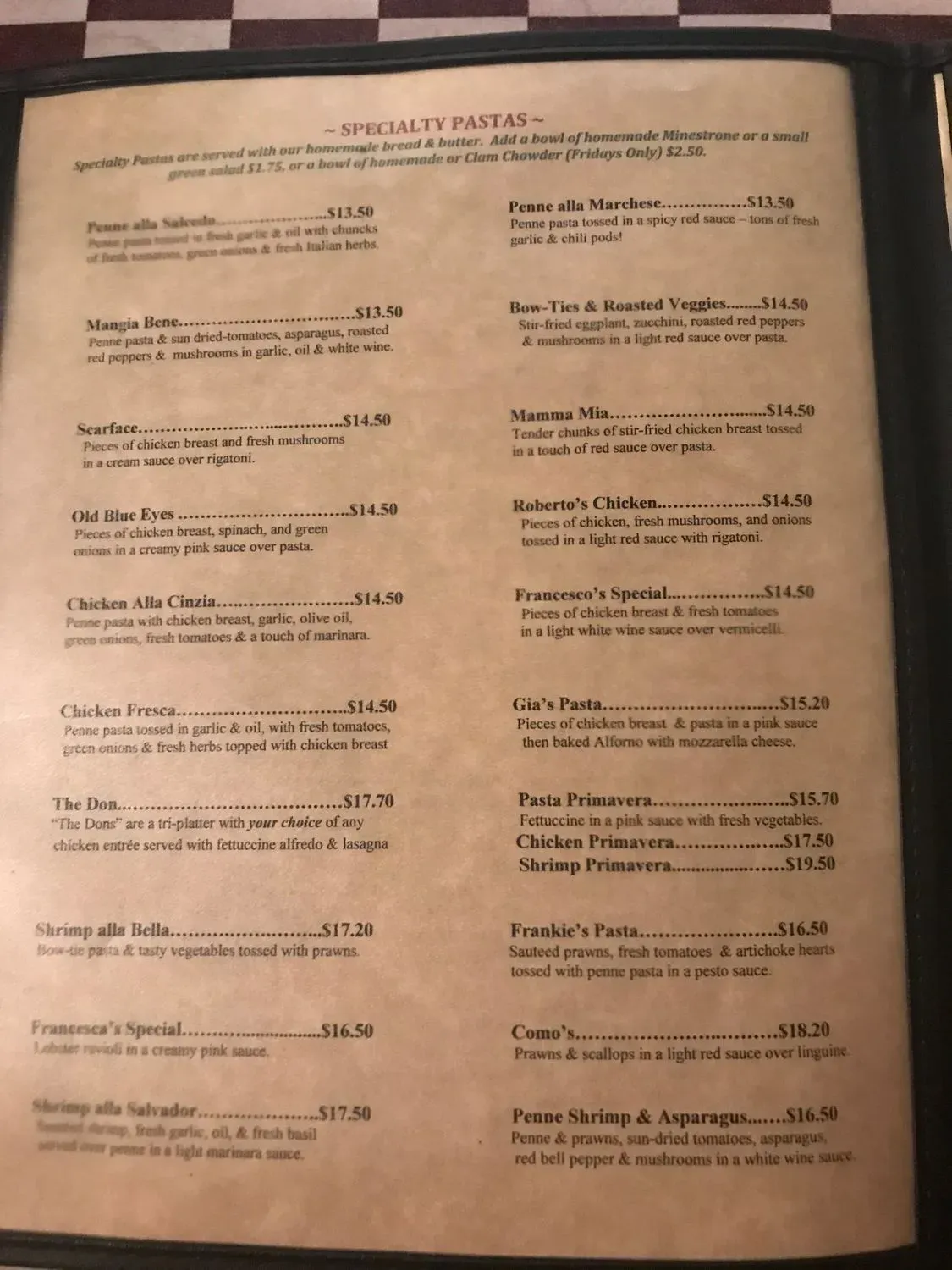 Menu 5