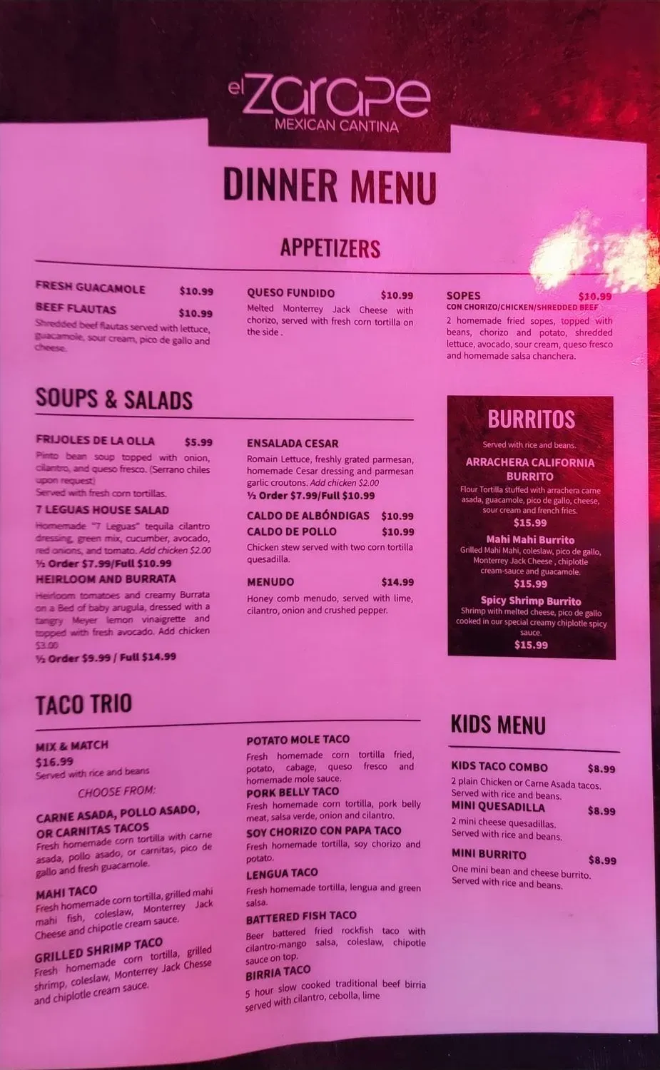 Menu 4